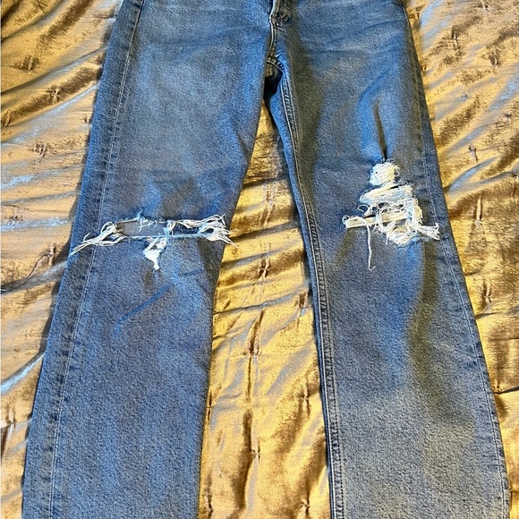Agolde Riley high rise straight jeans 26 in Blitz; perfect!! worn once! - Picture 6 of 10